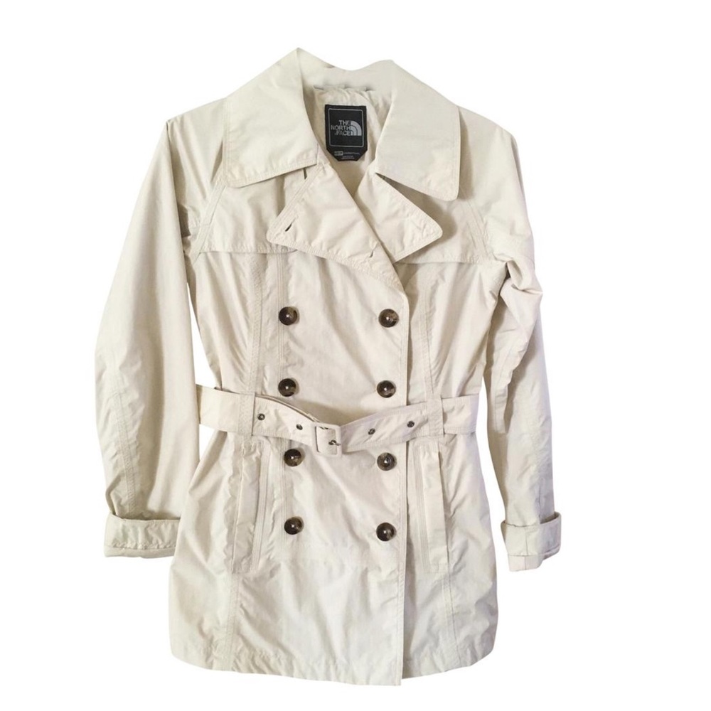 THE NORTH FACE women’s white Trench Rain Coat